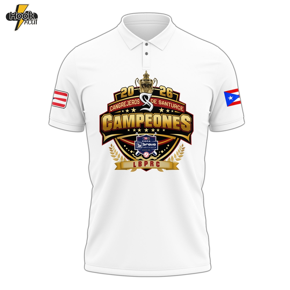 Cangrejeros Special “Campeón de la LBPRC” 2026 Limited Edition Polo V1 Cangrejeros Special “Campeón de la LBPRC” 2026 Limited Edition Polo V1