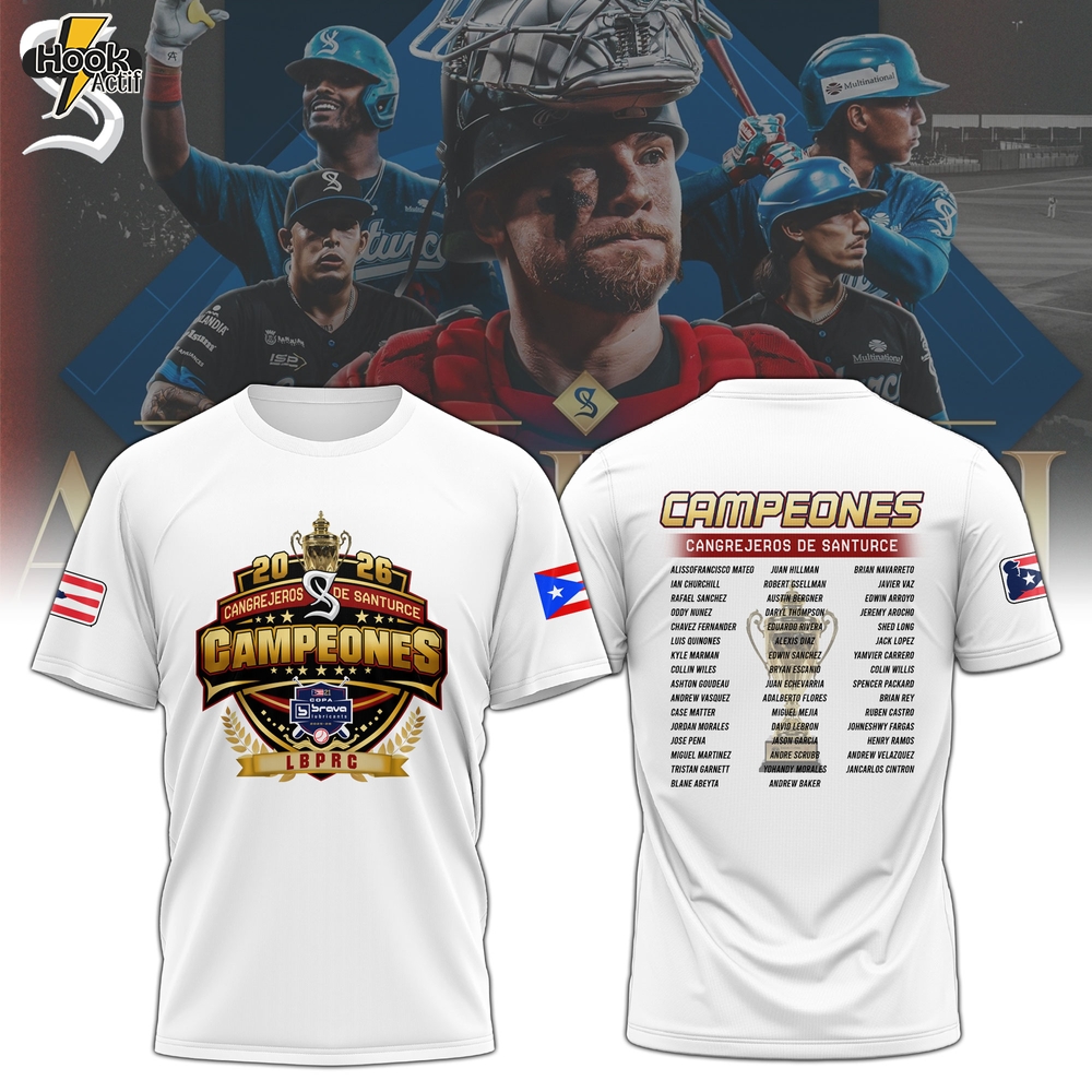 Cangrejeros Special “Campeón de la LBPRC” 2026 Limited Edition T-shirt Cangrejeros Special “Campeón de la LBPRC” 2026 Limited Edition T-shirt