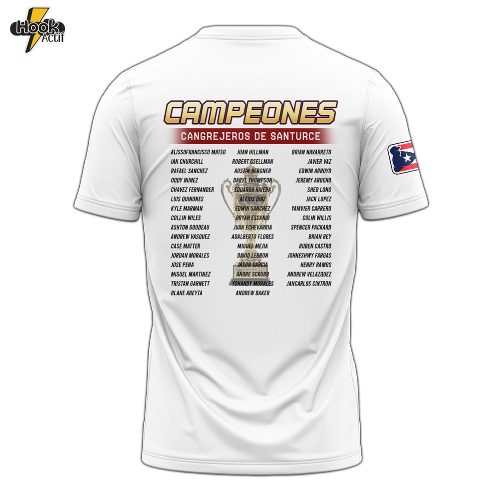 Cangrejeros Special “Campeón de la LBPRC” 2026 Limited Edition T-shirt Cangrejeros Special “Campeón de la LBPRC” 2026 Limited Edition T-shirt