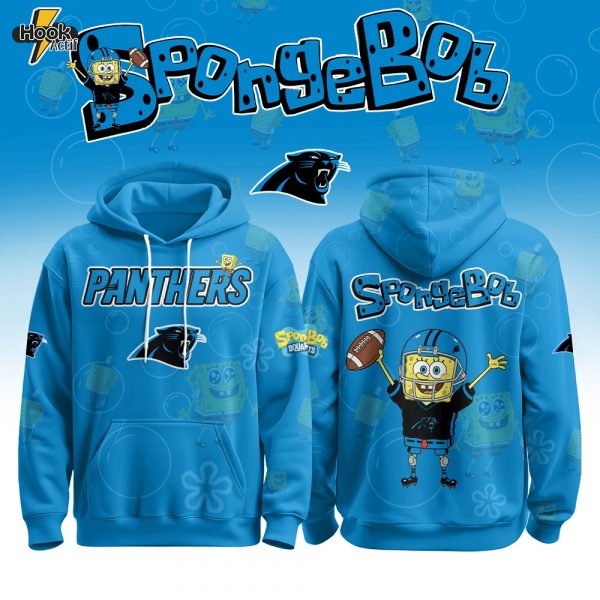 Carolina Panthers Football SpongeBob Hoodie Cutest Drop of the Year 2025 Limited Edition-3D Unisex Hoodie