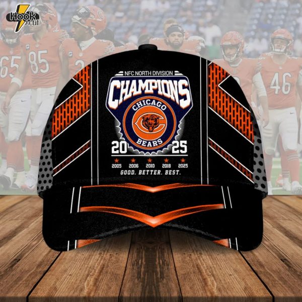 Chicago Bears 2025 NFC North Champions Classic Cap