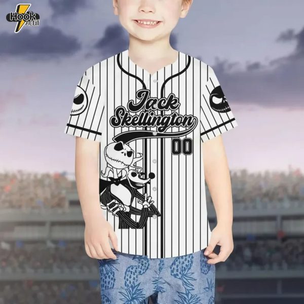 Custom Jack Skellington Nightmare Baseball Jersey – Buy Online at HookActif.com