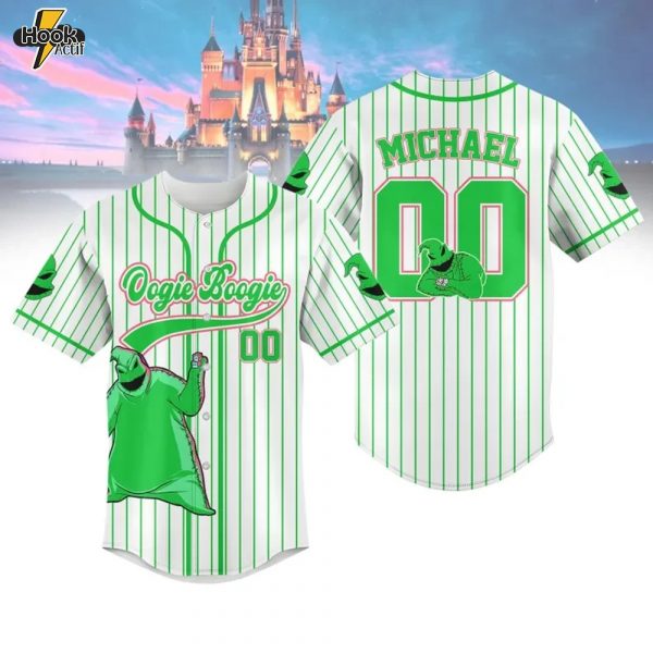 Custom Oogie Boogie Character Baseball Jersey
