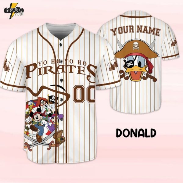 Custom Pirates of the Caribbean Baseball Jersey – Design 2