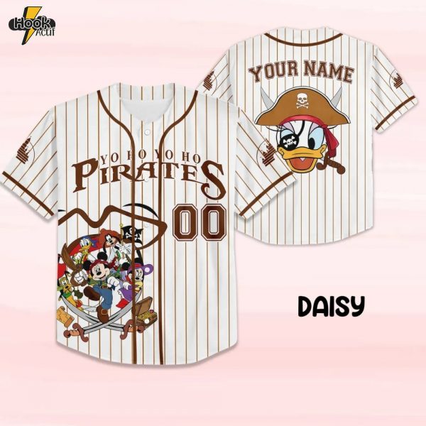 Custom Pirates of the Caribbean Baseball Jersey – Design 3