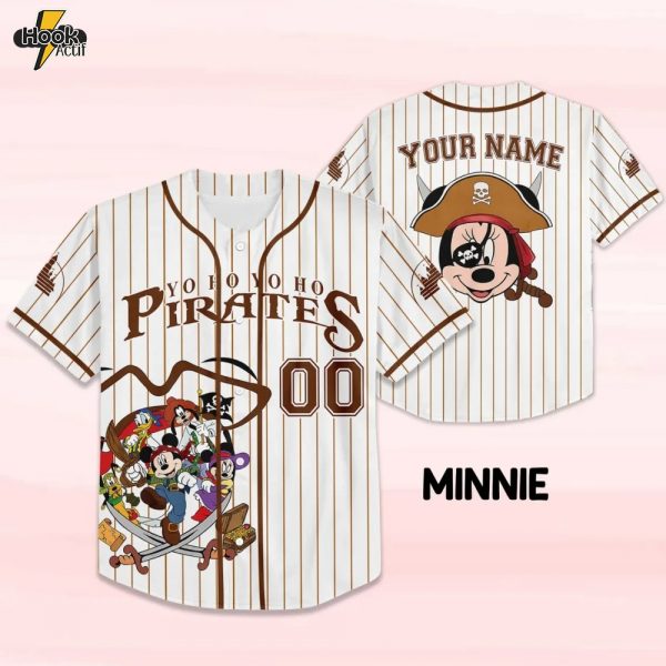 Custom Pirates of the Caribbean Baseball Jersey – Design 6