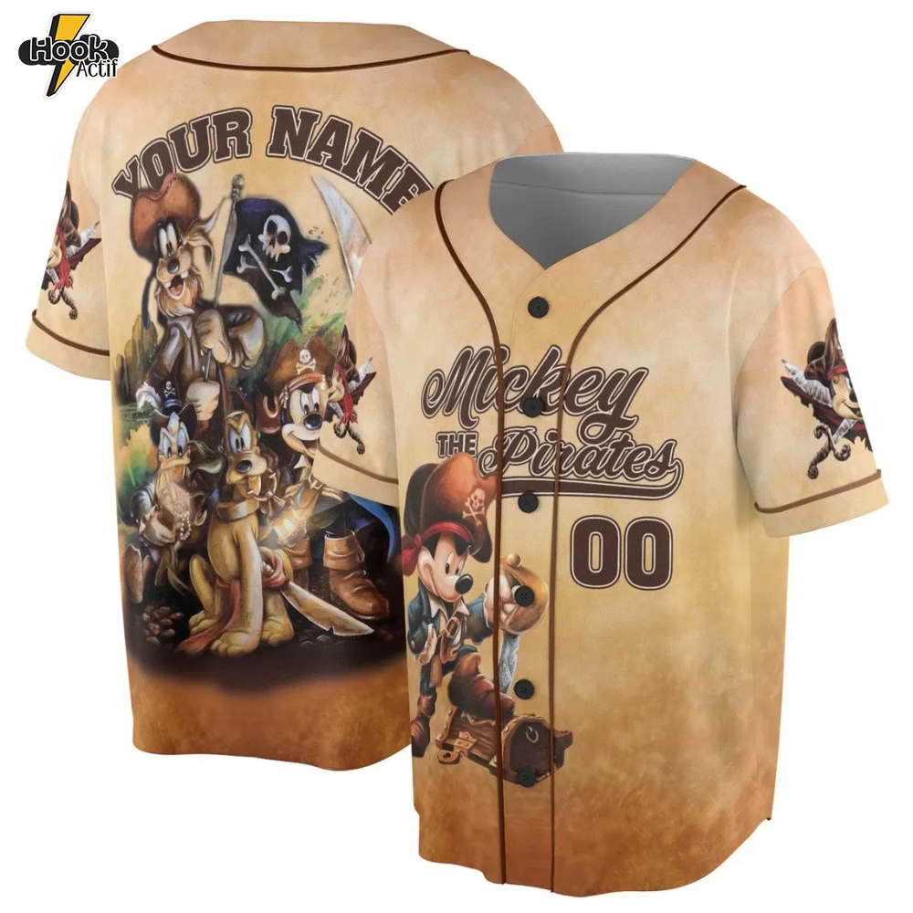 Custom Pirates of the Caribbean Baseball Jersey – Special Edition Custom Pirates of the Caribbean Baseball Jersey – Special Edition