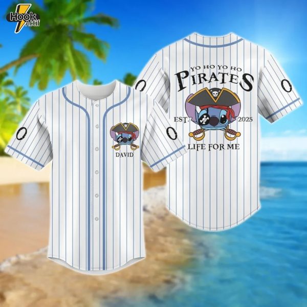 Custom Pirates of the Caribbean Baseball Jersey – Variant A