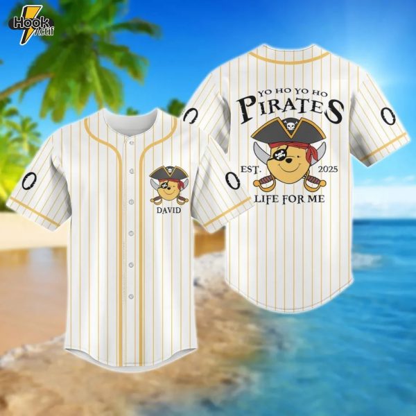 Custom Pirates of the Caribbean Baseball Jersey – Variant C