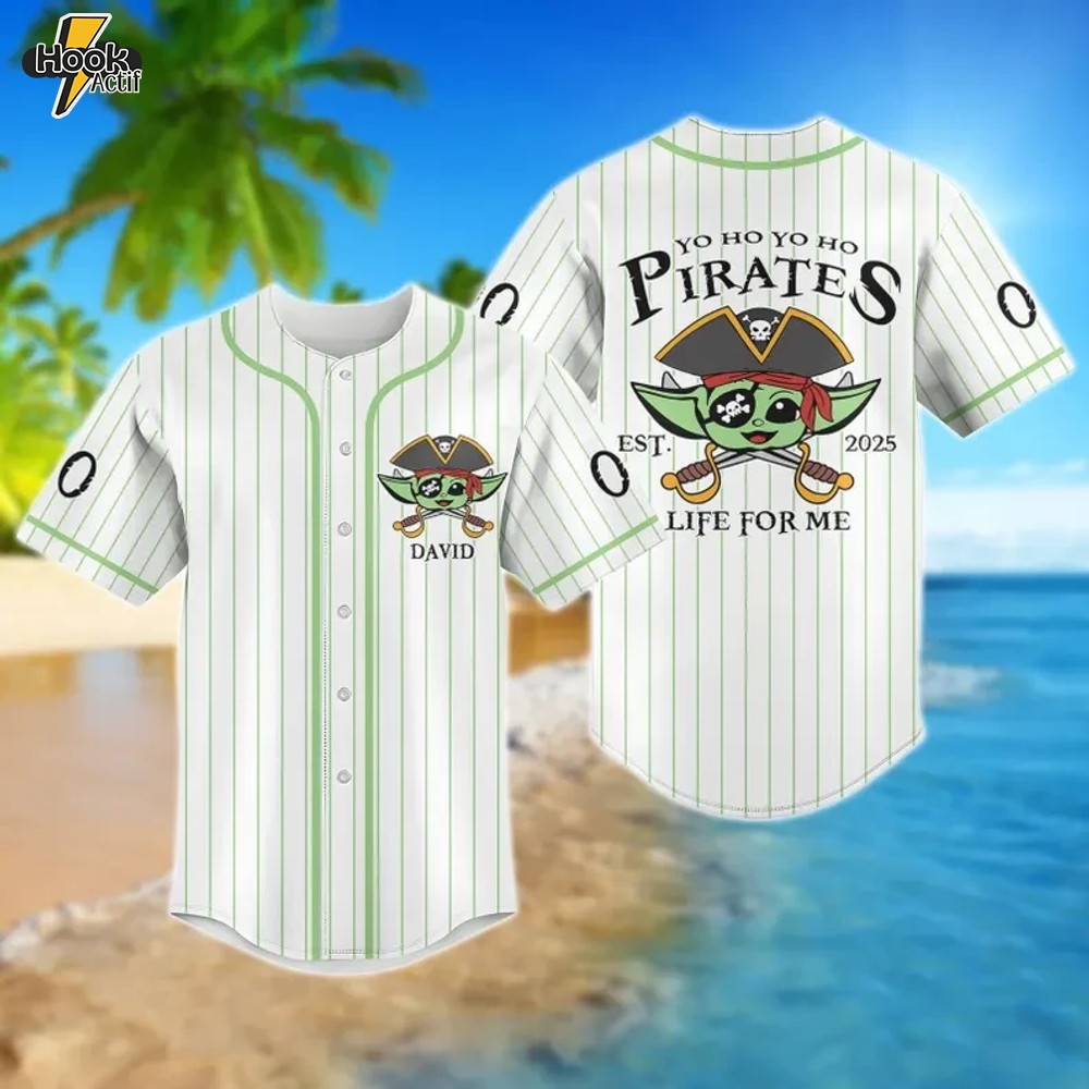 Custom Pirates of the Caribbean Baseball Jersey – Variant D Custom Pirates of the Caribbean Baseball Jersey – Variant D