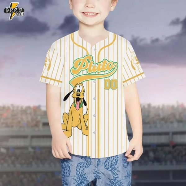 Custom Pluto Baseball Jersey Fun Edition – Buy Online at HookActif.com