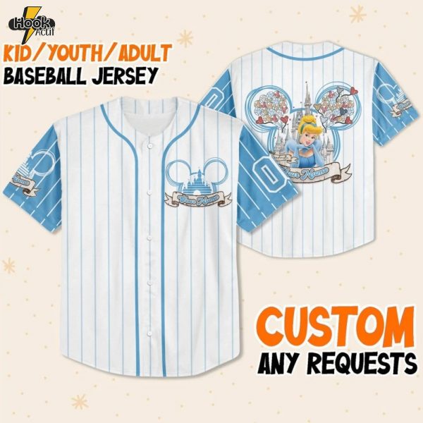 Custom Princess Baseball Jersey – Premium Edition