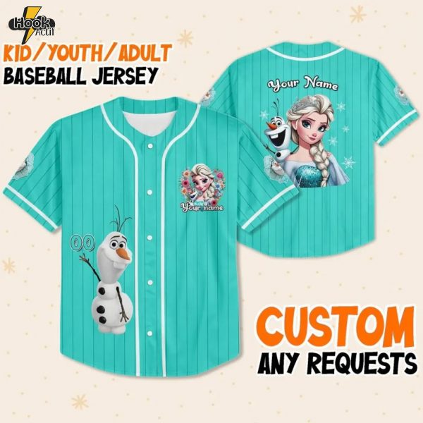 Custom Princess Baseball Jersey – Variant 5