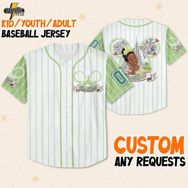 Custom Princess Theme Baseball Jersey