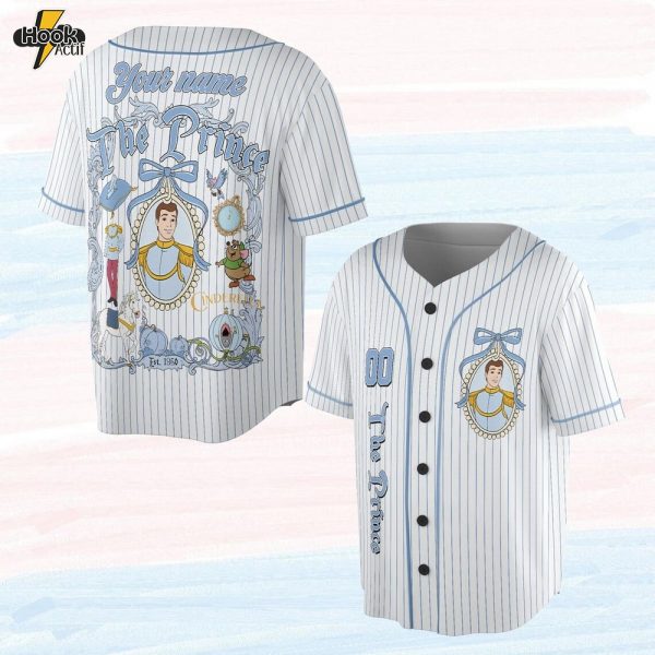 Custom Princess and Prince Baseball Jersey