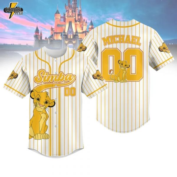 Custom Simba Lion King Baseball Jersey
