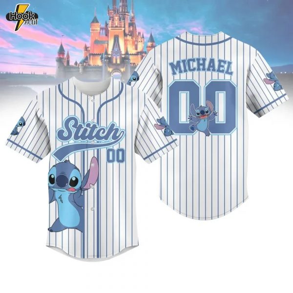 Custom Stitch Character Baseball Jersey