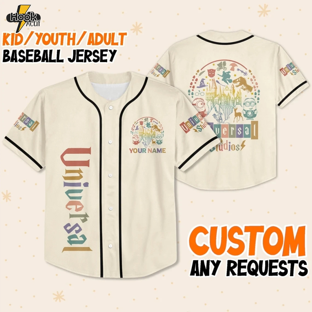 Custom Universal Theme Baseball Jersey Custom Universal Theme Baseball Jersey
