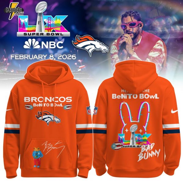 D Broncos x Bad Bunny | Super Bowl 2026 Hoodie Limited Edition Selling Out Fast