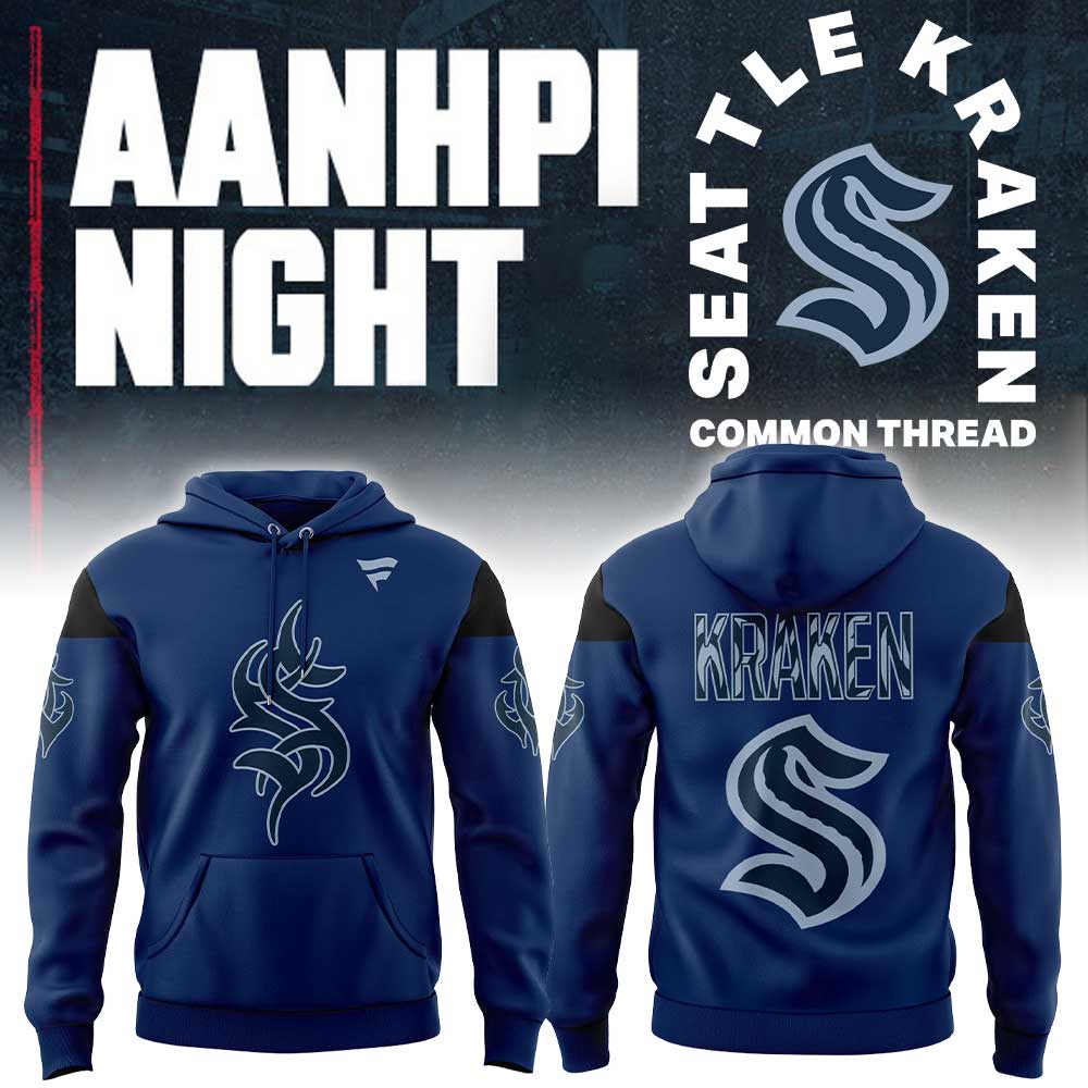 Seattle Kraken 2026 AANHPI Night Limited Hoodie Seattle Kraken 2026 AANHPI Night Limited Hoodie