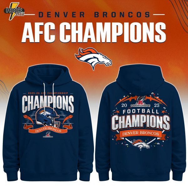 Denver Broncos AFC Championship Hoodie