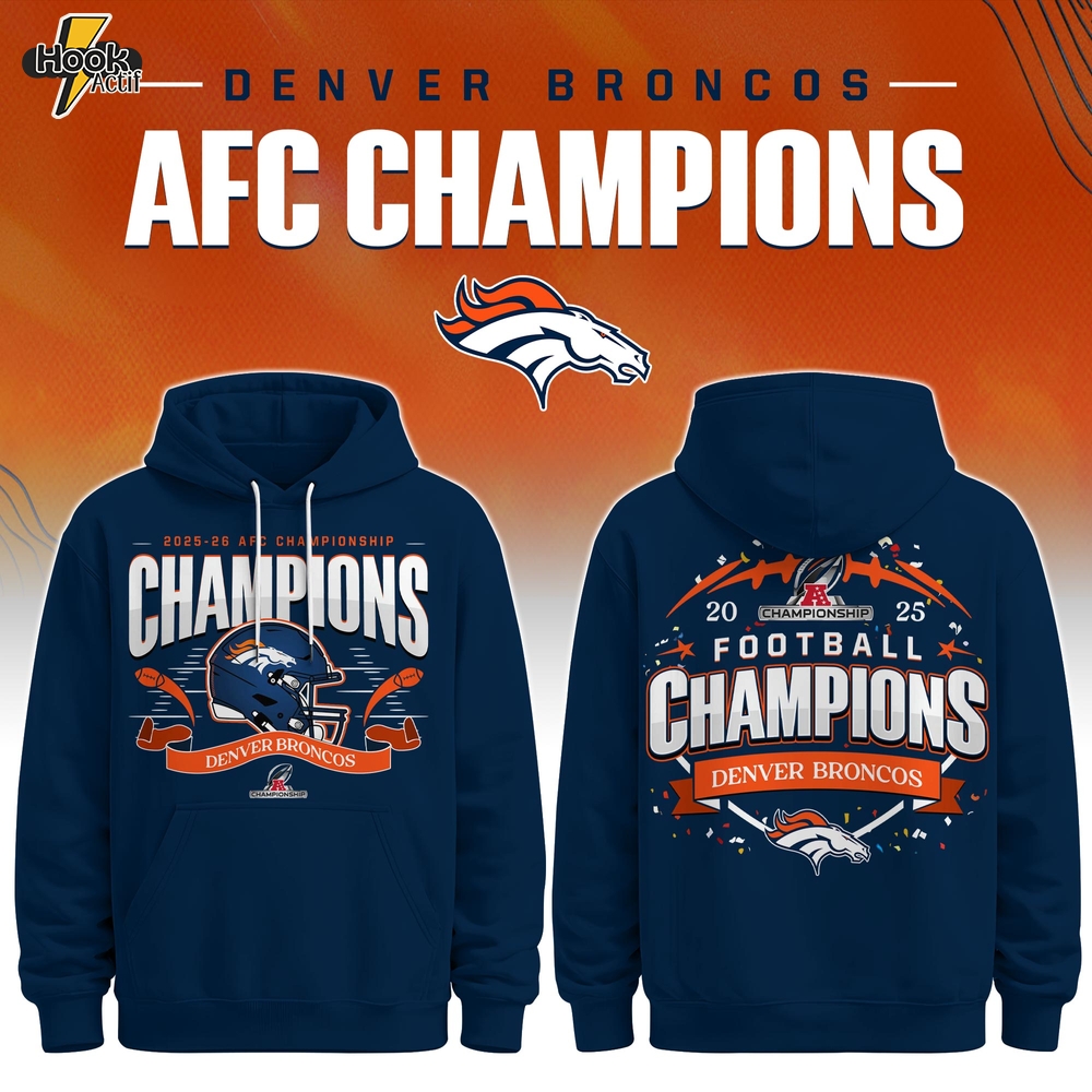 Denver Broncos AFC Championship Hoodie Denver Broncos AFC Championship Hoodie