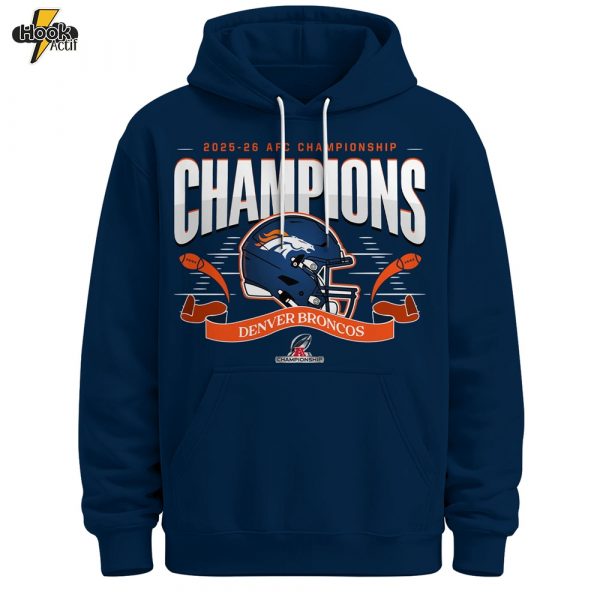Denver Broncos AFC Championship Hoodie – Buy Online at HookActif.com