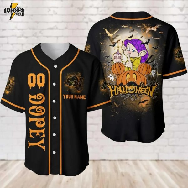 Dopey Halloween Baseball Jersey