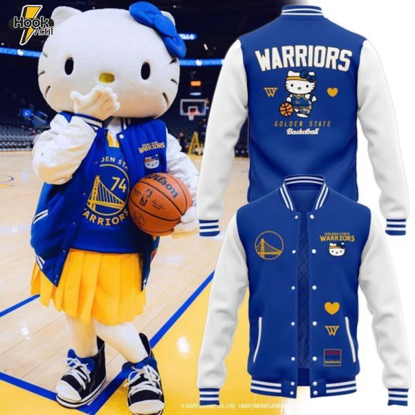Golden State Warriors 2025 Hello Kitty Night Jacket