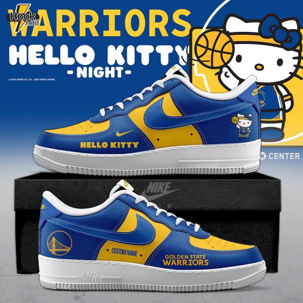 Golden State Warriors x Hello Kitty Night 2026 Special Edition AF1 Sneakers