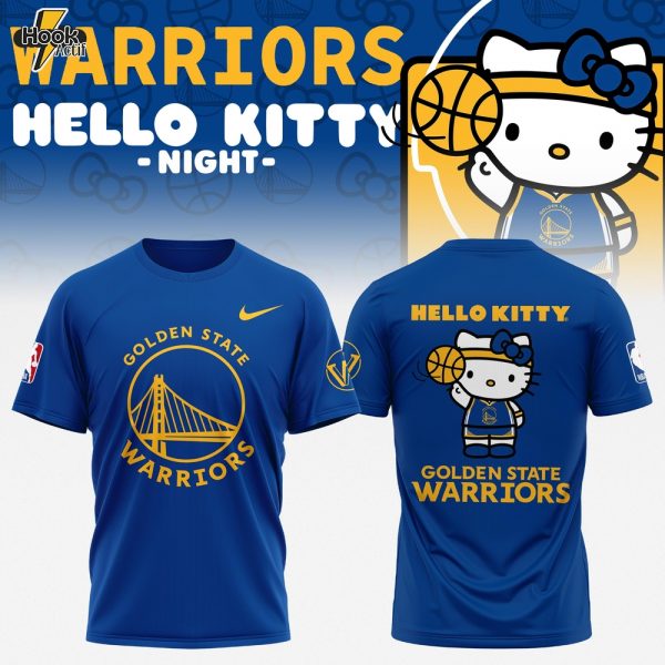 Golden State Warriors x Hello Kitty Night 2026 Special Edition T-shirt
