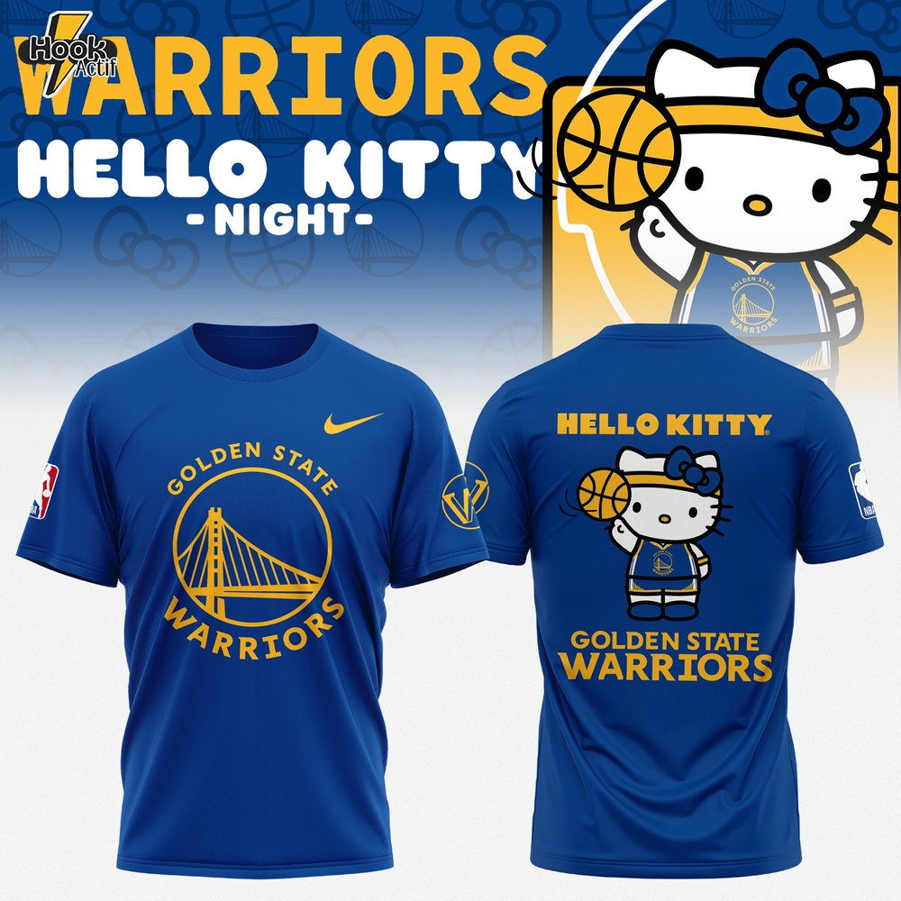 Golden State Warriors x Hello Kitty Night 2026 Special Edition T-shirt Golden State Warriors x Hello Kitty Night 2026 Special Edition T-shirt