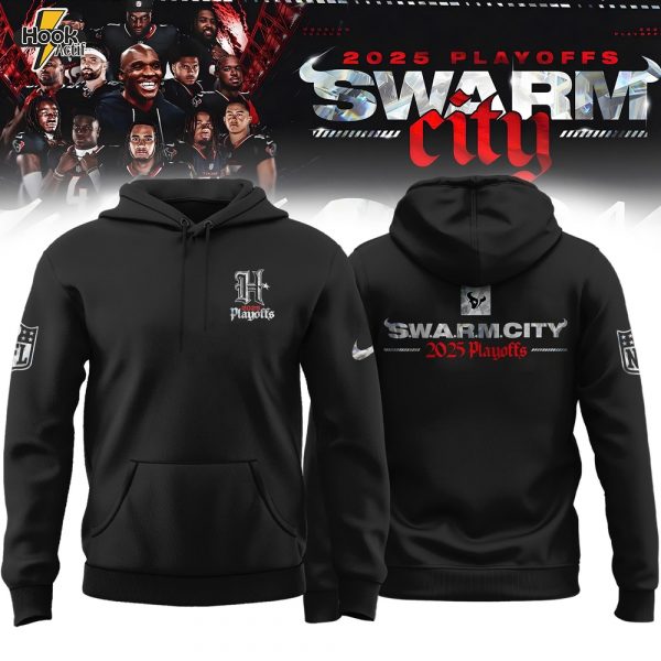 Houston Texans 2025 NFL Playoffs S.W.A.R.M. City Special Edition Hoodie