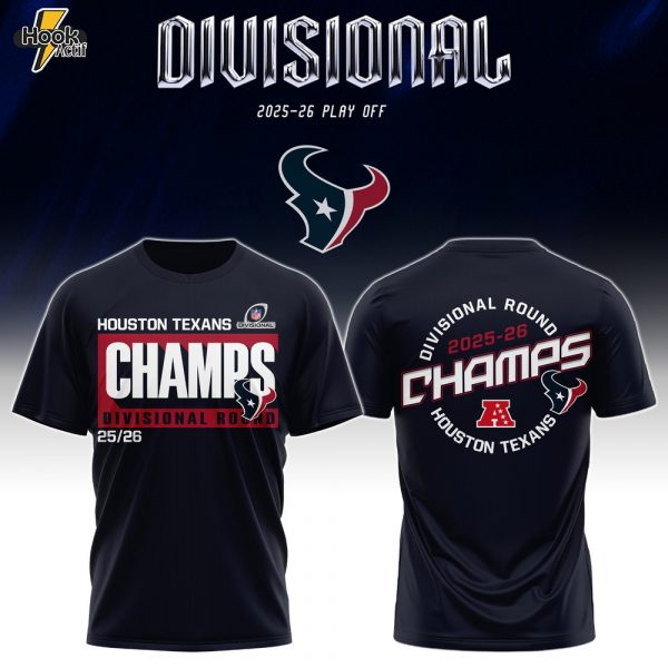 Houston Texans Divisional Round Champions 2026 T-shirt