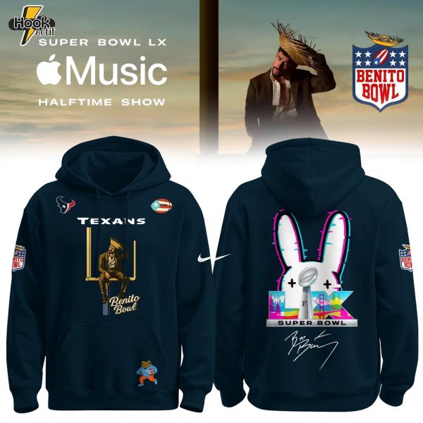 Houston Texans x Bad Bunny Super Bowl LX The Halftime Show Special Edition Hoodie