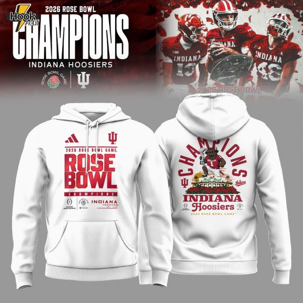 Indiana Hoosiers 2026 Rose Bowl Champions Special Edition Hoodie