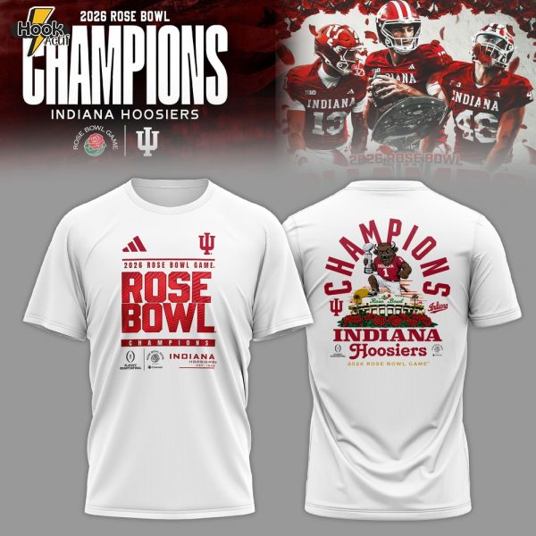 Indiana Hoosiers 2026 Rose Bowl Champions Special Edition T-Shirt