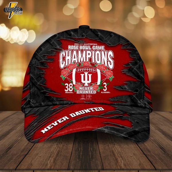 Indiana Hoosiers Football 2026 Rose Bowl Champions Classic Cap