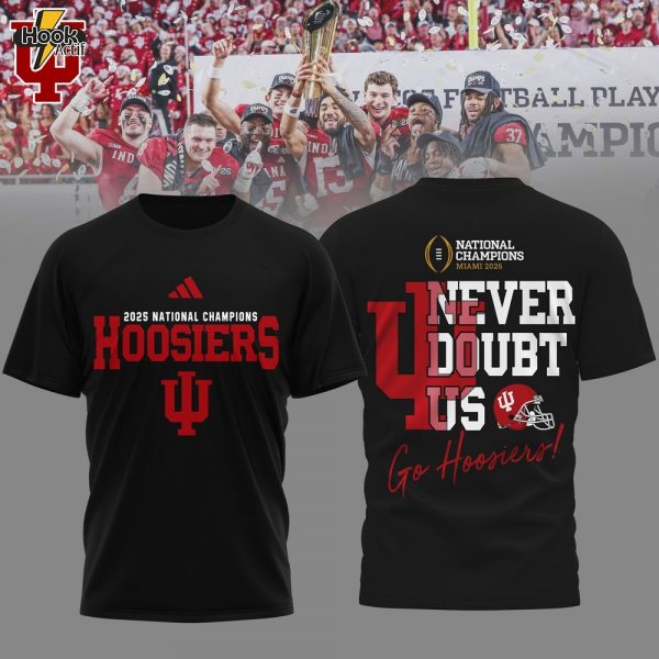 Indiana Hoosiers | Premium NCAA 2026 CFP National Champions 3D Shirt