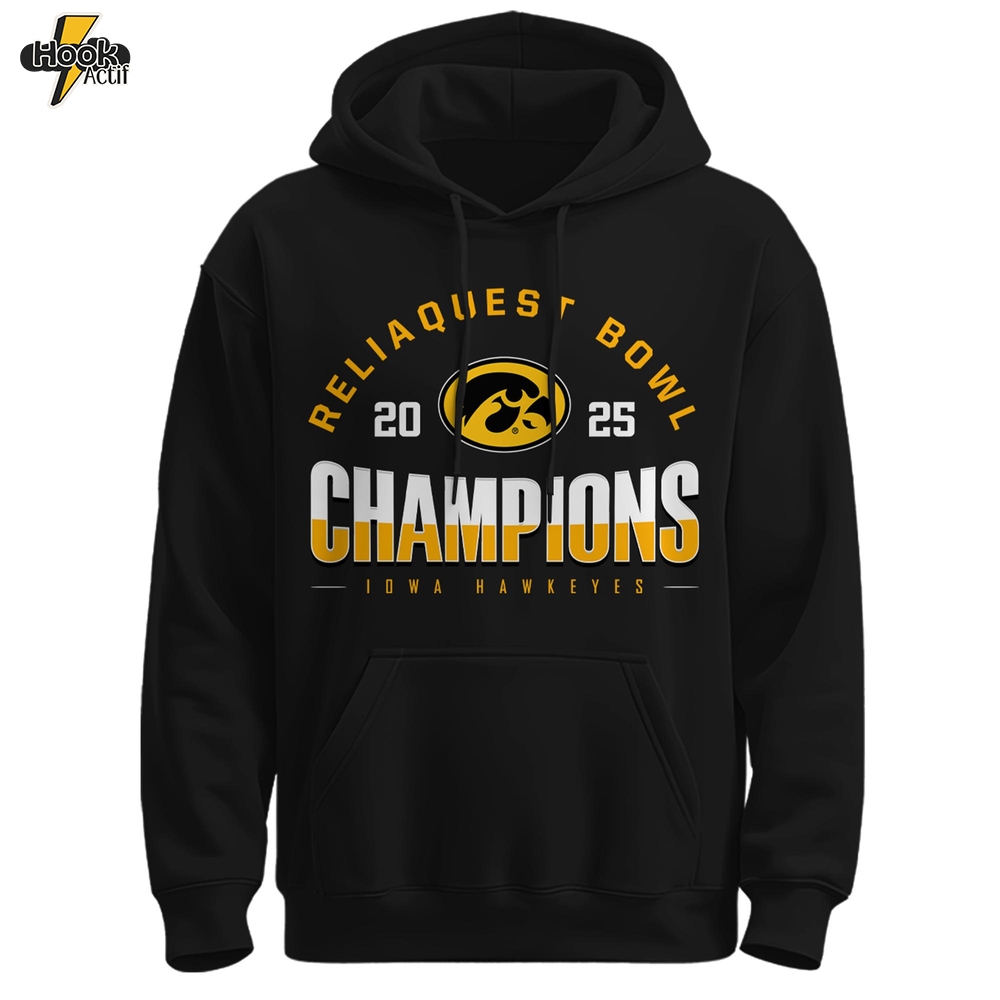 Iowa Hawkeyes – ReliaQuest Bowl Champions Hoodie Iowa Hawkeyes – ReliaQuest Bowl Champions Hoodie