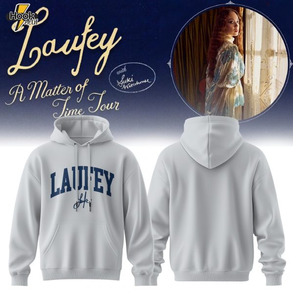 Laufey’s A Matter Of Time Tour Hoodie - White
