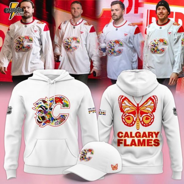 Limited Edition Calgary Flames '' Pride Night '' 2026 Hoodie