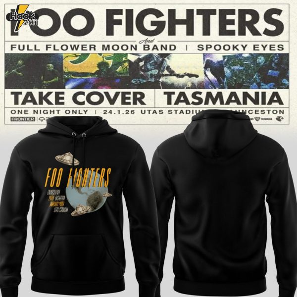 Limited Edition FFighters 2026 Tour Tasmania Merch Hoodie