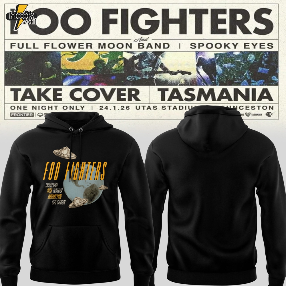 Limited Edition FFighters 2026 Tour Tasmania Merch Hoodie Limited Edition FFighters 2026 Tour Tasmania Merch Hoodie