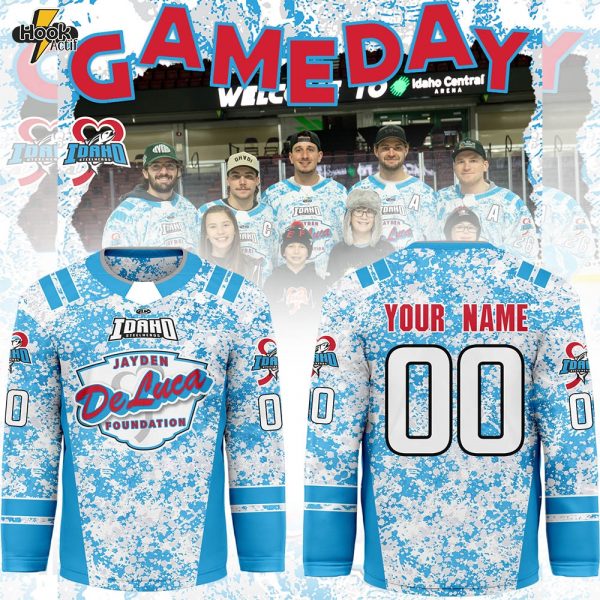 Limited Edition Steelheads x Jayden DeLuca Custom Name + Number Jersey