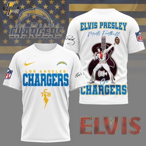 Los Angeles Chargers | Premium NFL Elvis Presley Fan 3D Shirt NY
