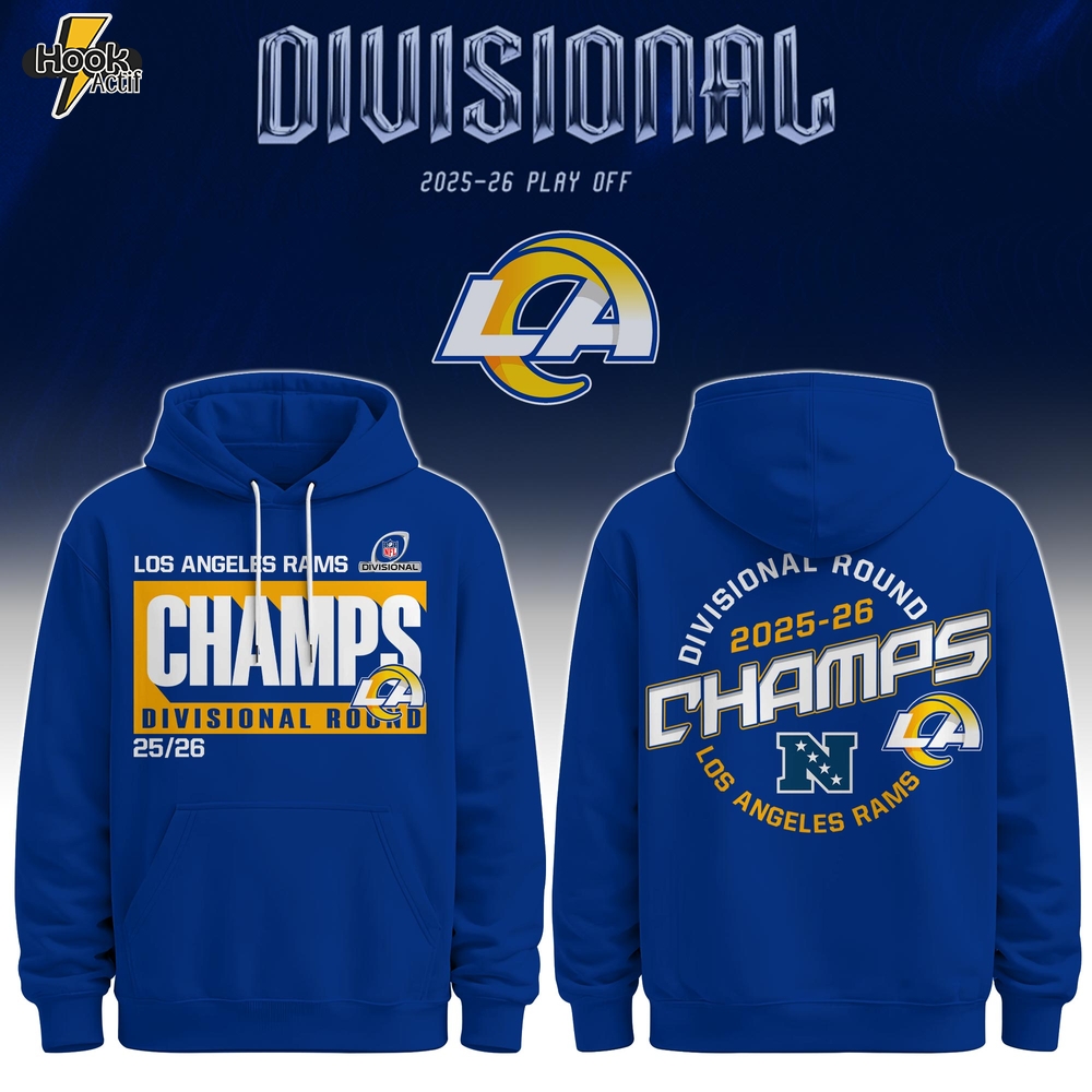 Los Angeles Rams Divisional Round Champions 2025-26 hoodie Limited Editions Los Angeles Rams Divisional Round Champions 2025-26 hoodie Limited Editions