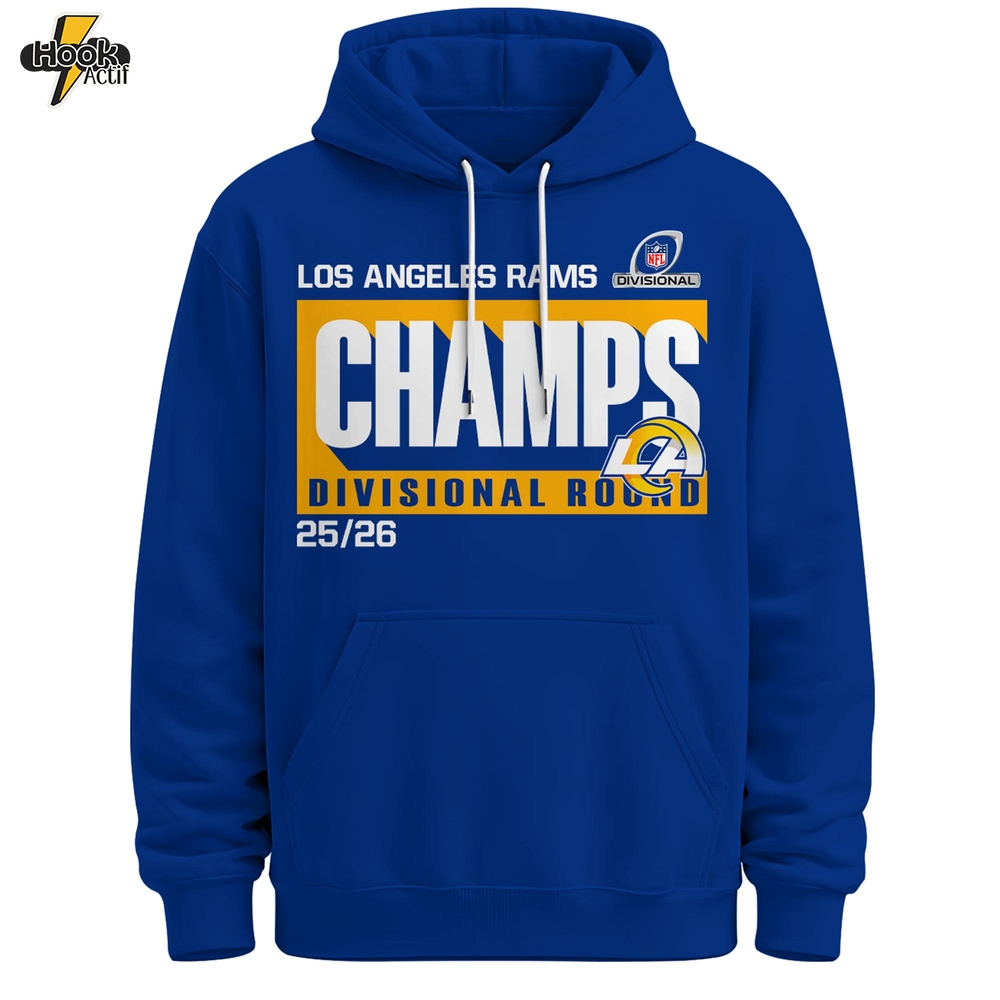 Los Angeles Rams Divisional Round Champions 2025-26 hoodie Limited Editions Los Angeles Rams Divisional Round Champions 2025-26 hoodie Limited Editions