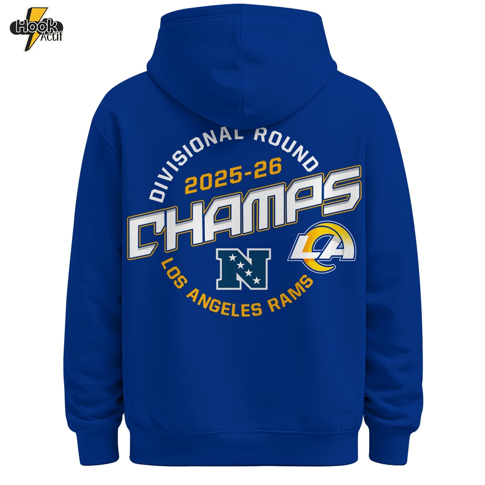 Los Angeles Rams Divisional Round Champions 2025-26 hoodie Limited Editions Los Angeles Rams Divisional Round Champions 2025-26 hoodie Limited Editions
