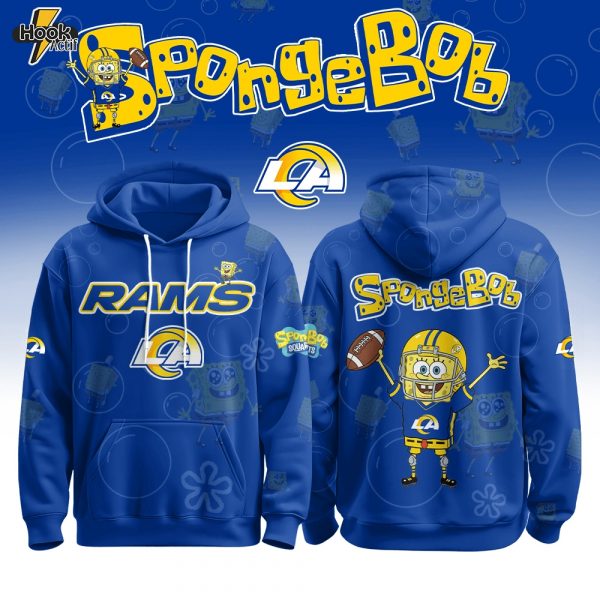 Los Angeles Rams Football SpongeBob Hoodie Cutest Drop of the Year 2025 Limited Edition-3D Unisex Hoodie